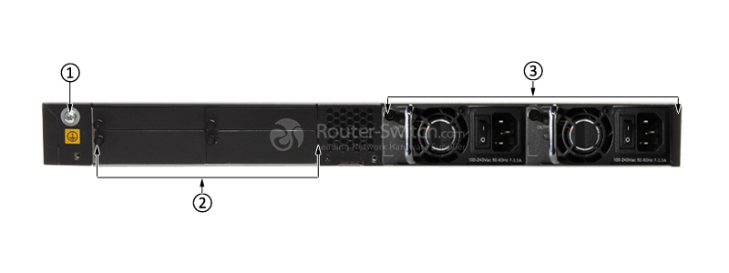 AC6605-26-PWR-16AP Back Panel